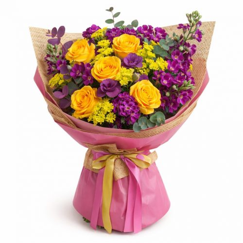 Букет цветов «Симфония Рассвета»