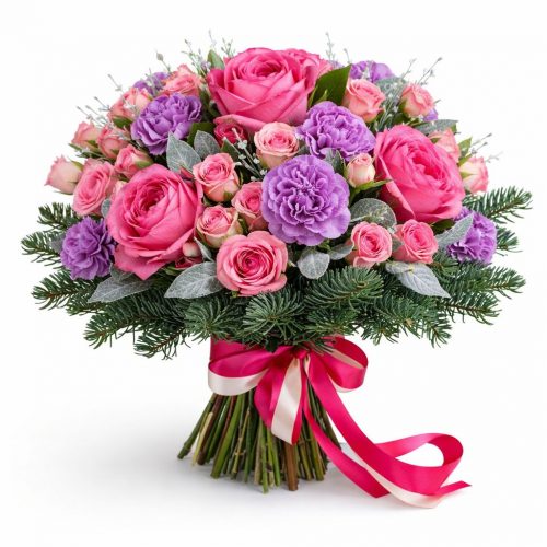 Флористический букет «Зимняя сказка»